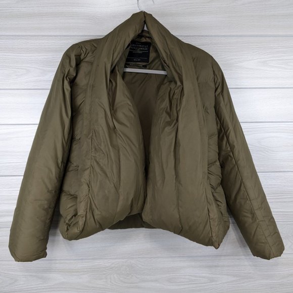 All Saints Jackets & Blazers - ALL SAINTS Wilkin Bubble Puffer Coat Olive Green  2